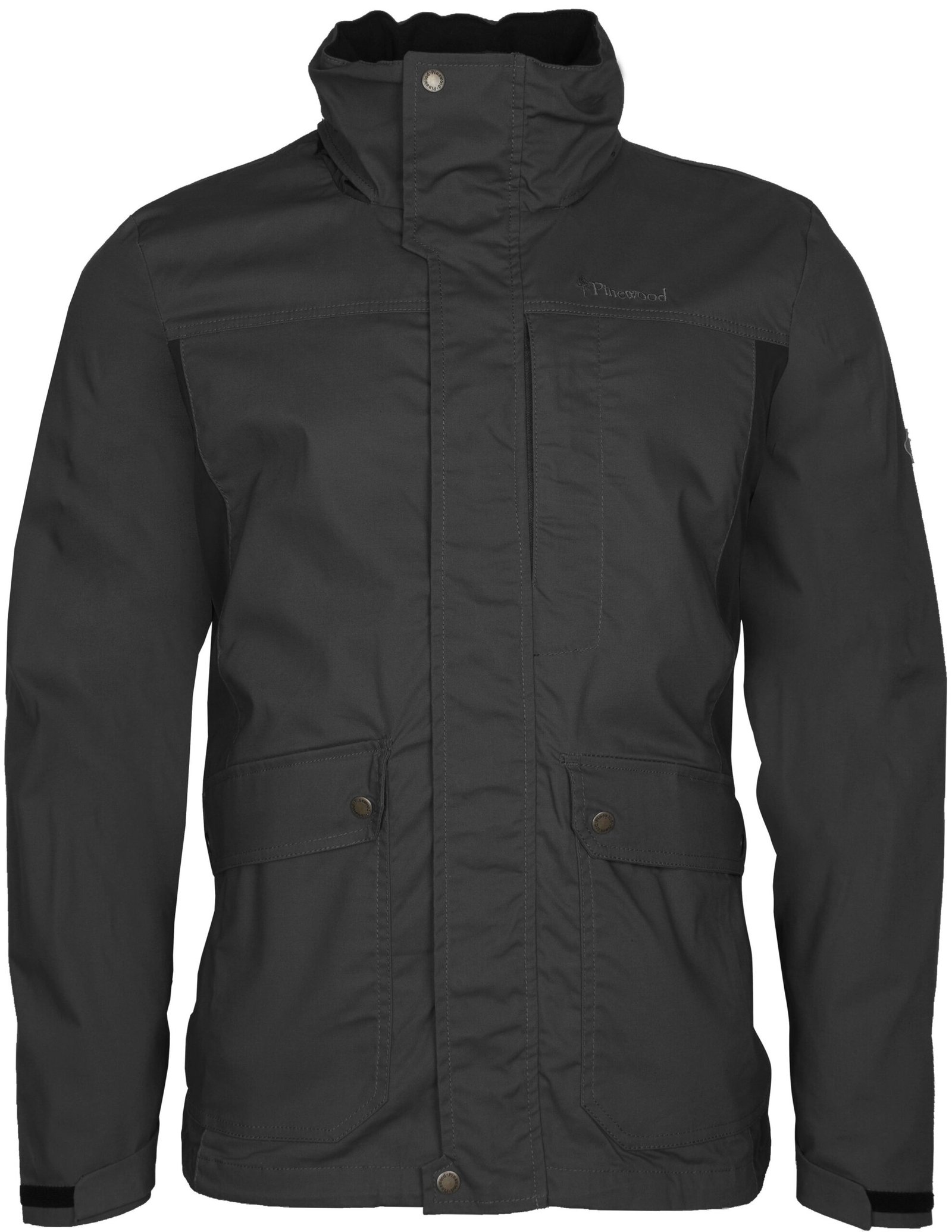 Pinewood Finnveden Trail Hybrid Jacket takki, tummanharmaa/musta