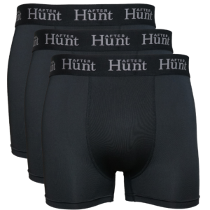 After Hunt Mens Boxer Underwear Short 3-pack Black