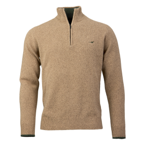 Laksen M's Brompton Zip Neck Camel