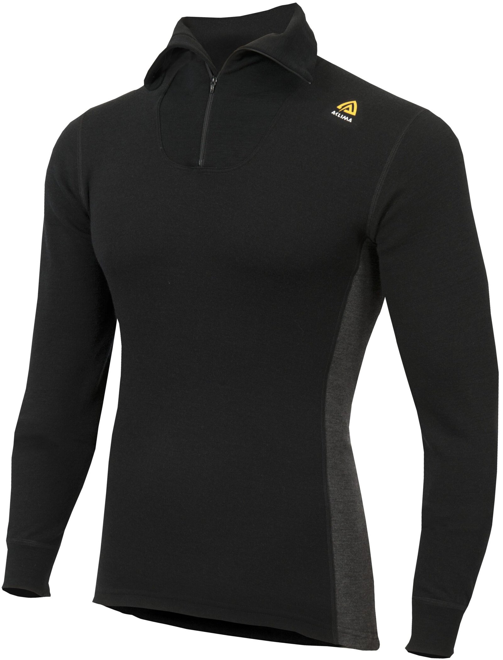 Aclima Warmwool Polo merinopaita, musta