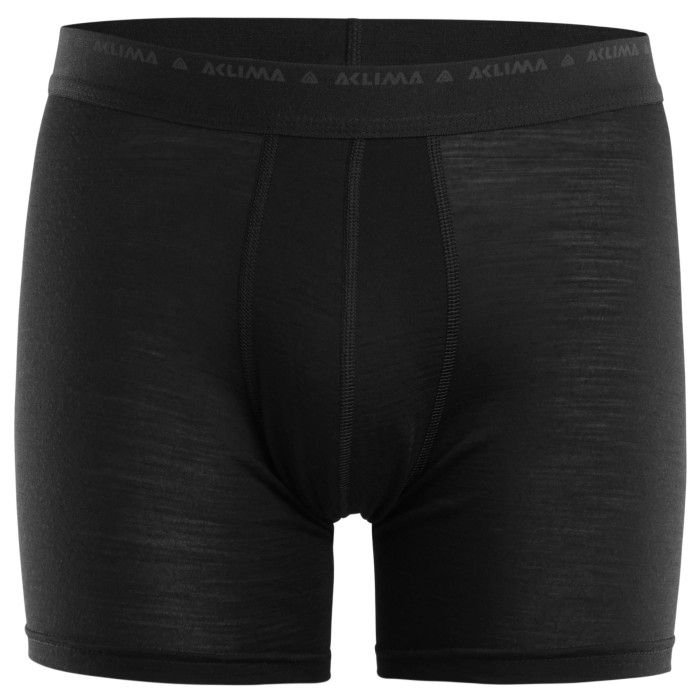 Aclima LightWool -miesten bokserit (Jet Black)