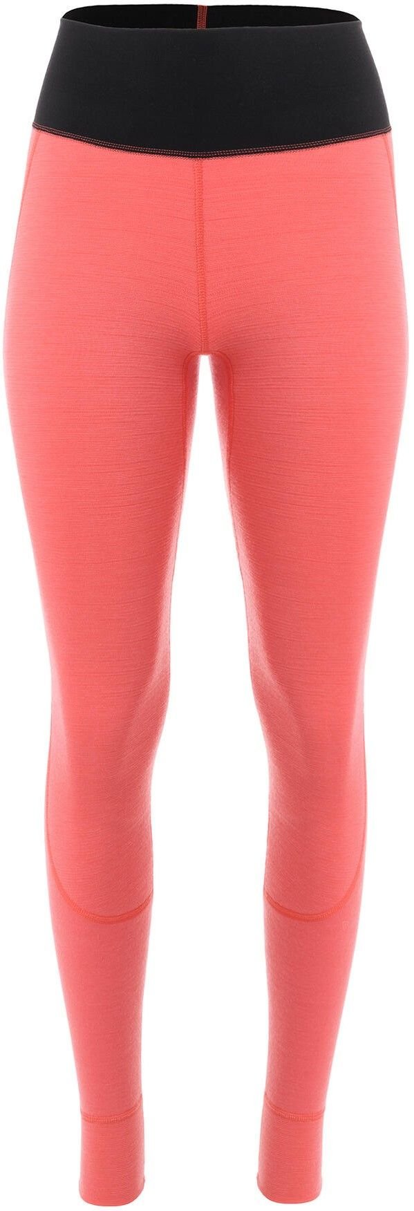 Aclima StreamWool Longs käännettävät naisten kerrastohousut, Spiced Coral