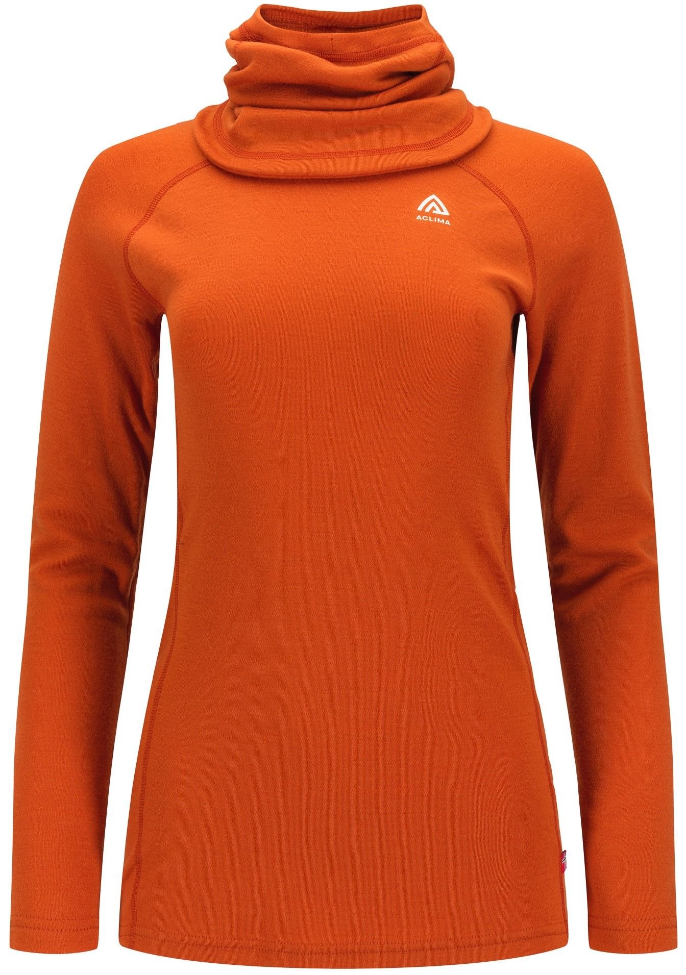 Aclima WarmWool Hoodsweater V2 naisten kerrastopaita, Gold Flame