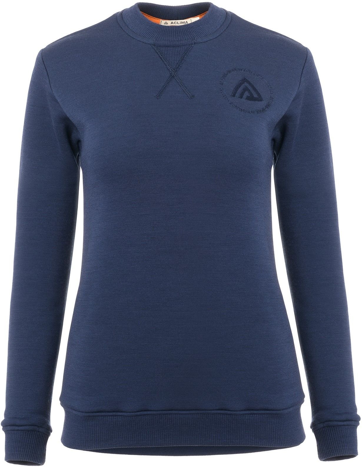 Aclima FleeceWool V2 Crewneck naisten pitkähihainen paita, tummansininen