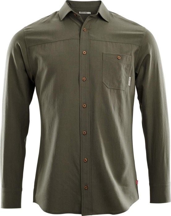 Aclima Woven Wool Shirt Man Ranger Green