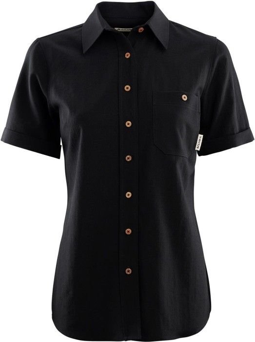 Aclima LeisureWool Short Sleeve naisten paita, musta
