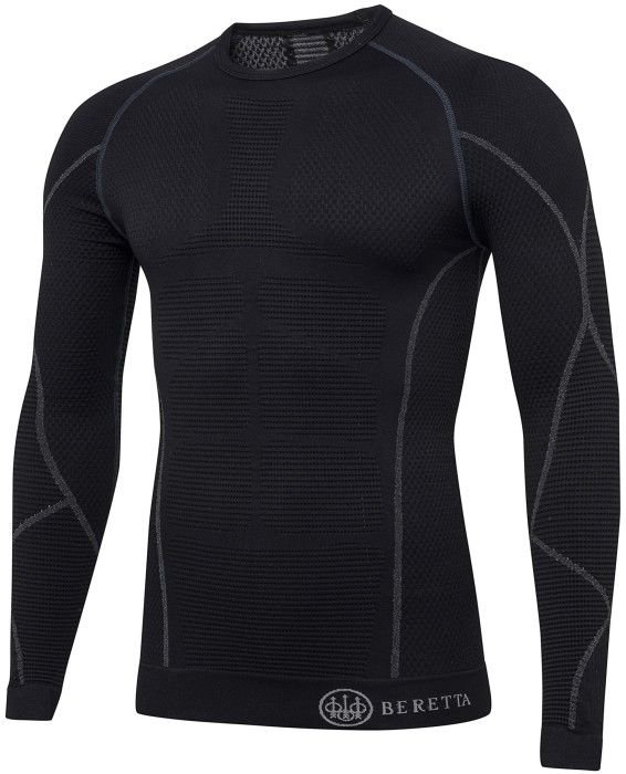 Beretta HT Body Mapping 3D L/S kerrastopaita, musta