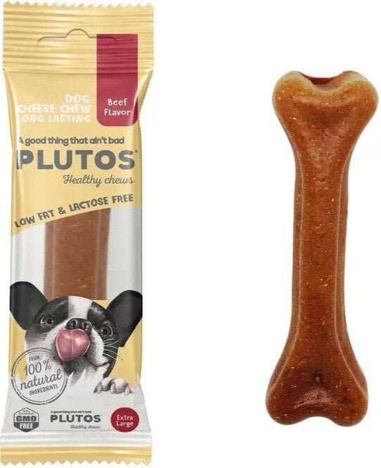 PLUTOS juusto ja naudanliha puruluu X-Large