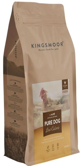 Kingsmoor Nordisk Kana Vähäkalori Iso Koira 9,5 kg