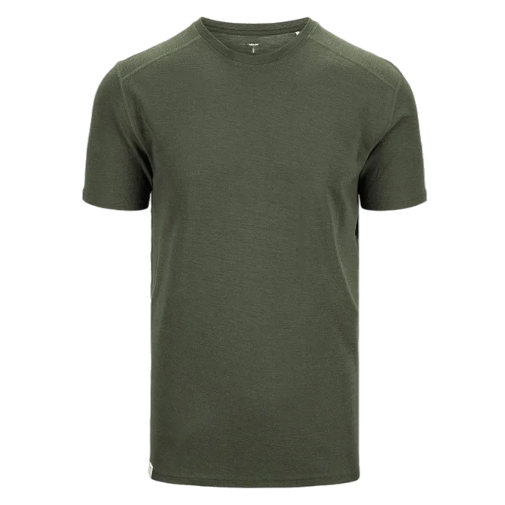 Tufte Wear M's Softboost Crew Tee Olive Night