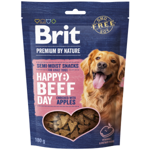 Brit Premium by Nature Semi-Moist Snacks Biff & Äpple 180 g