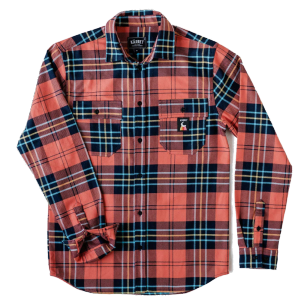 Kärret Tartan Check Shirt Coral Red / Multi
