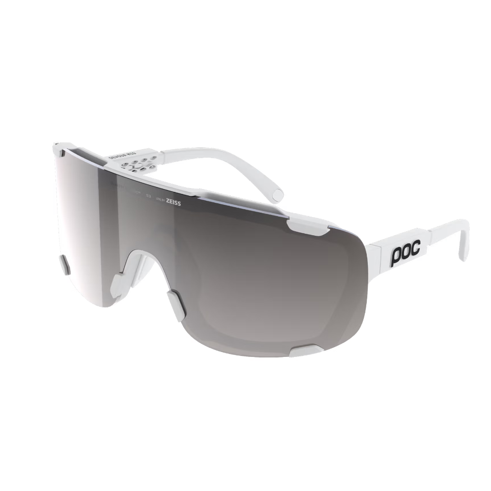 POC Devour Mid + Hydrogen White/Clarity Road/Sunny Silver