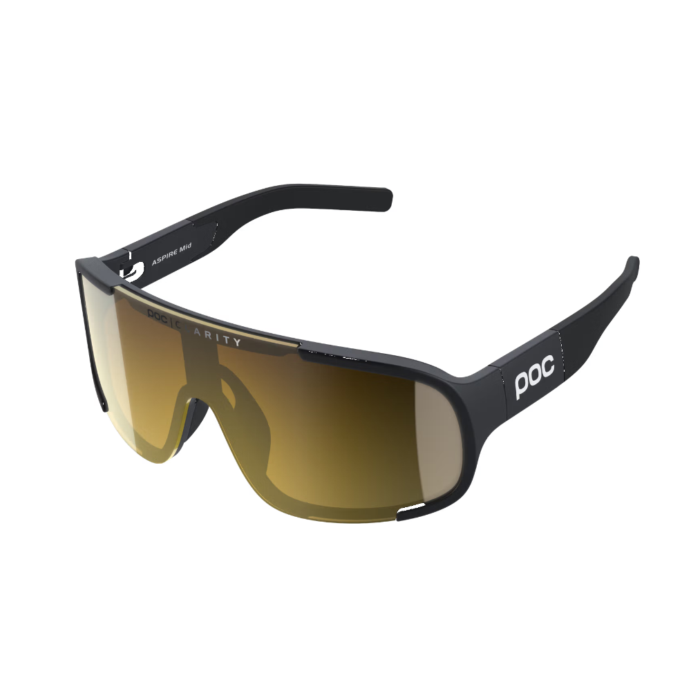 POC Aspire Mid Uranium Black/Clarity Road/Partly Sunny Gold