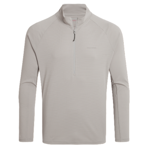 Craghoppers M's Nosilife Solarshield+ Half Zip Top Parchment