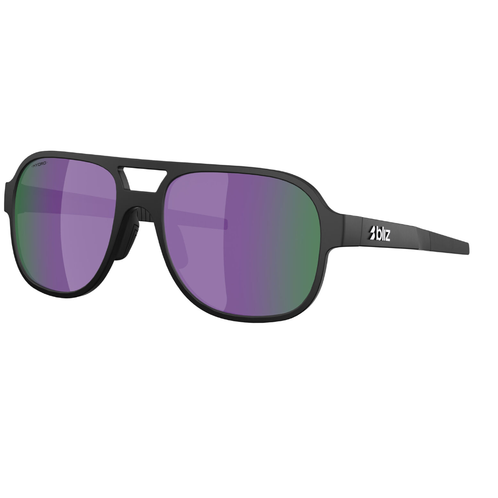 Bliz A006 Matte Black Smoke W Purple Multi