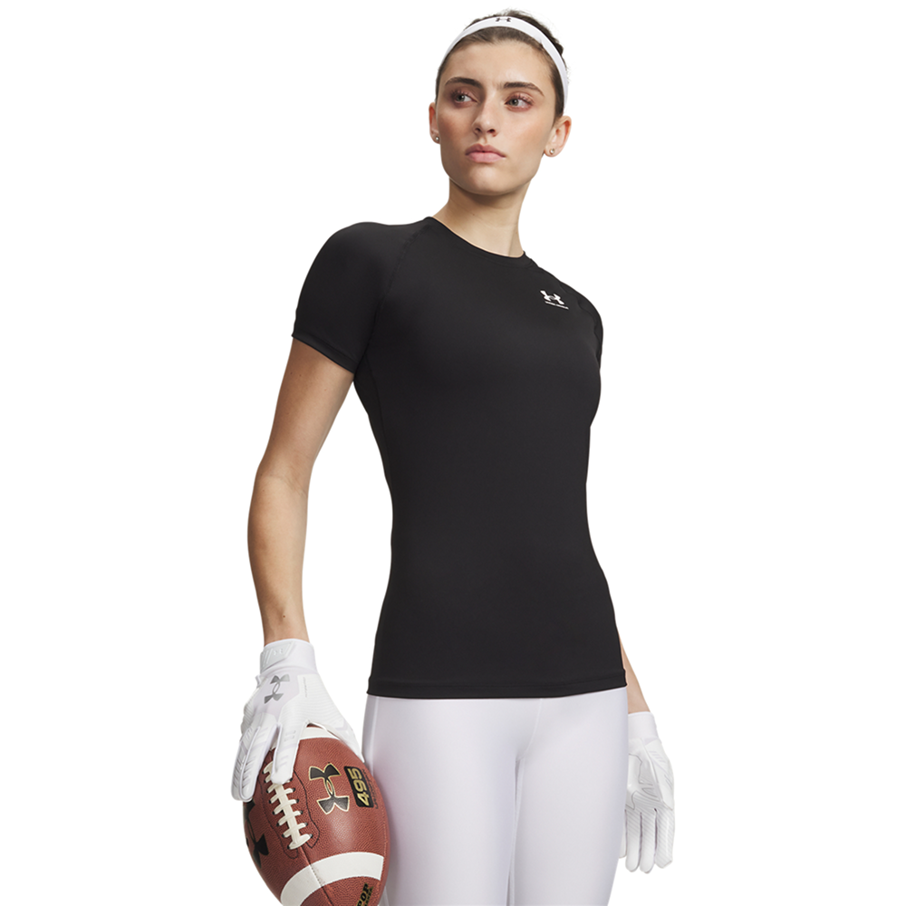 Under Armour W's Heatgear Authentics Comp Short Sleeve Black
