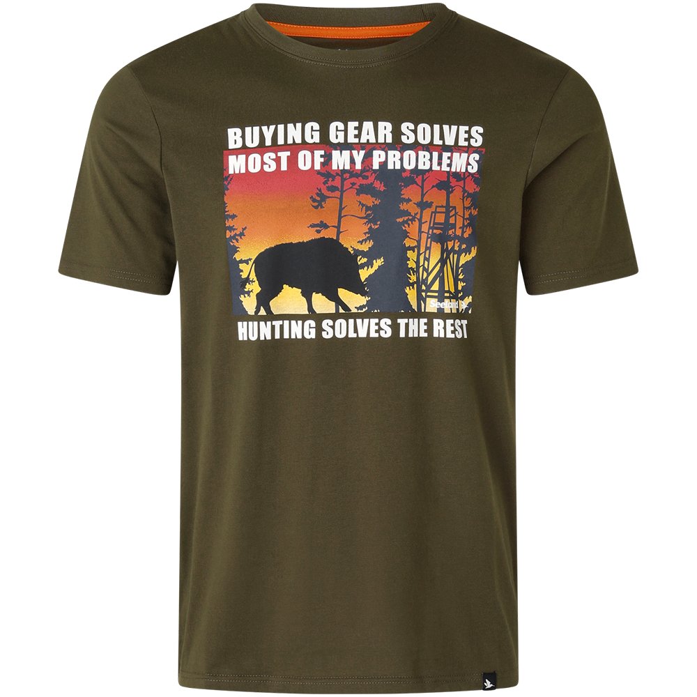 Seeland Highseat Sunset T-paita Light Pine