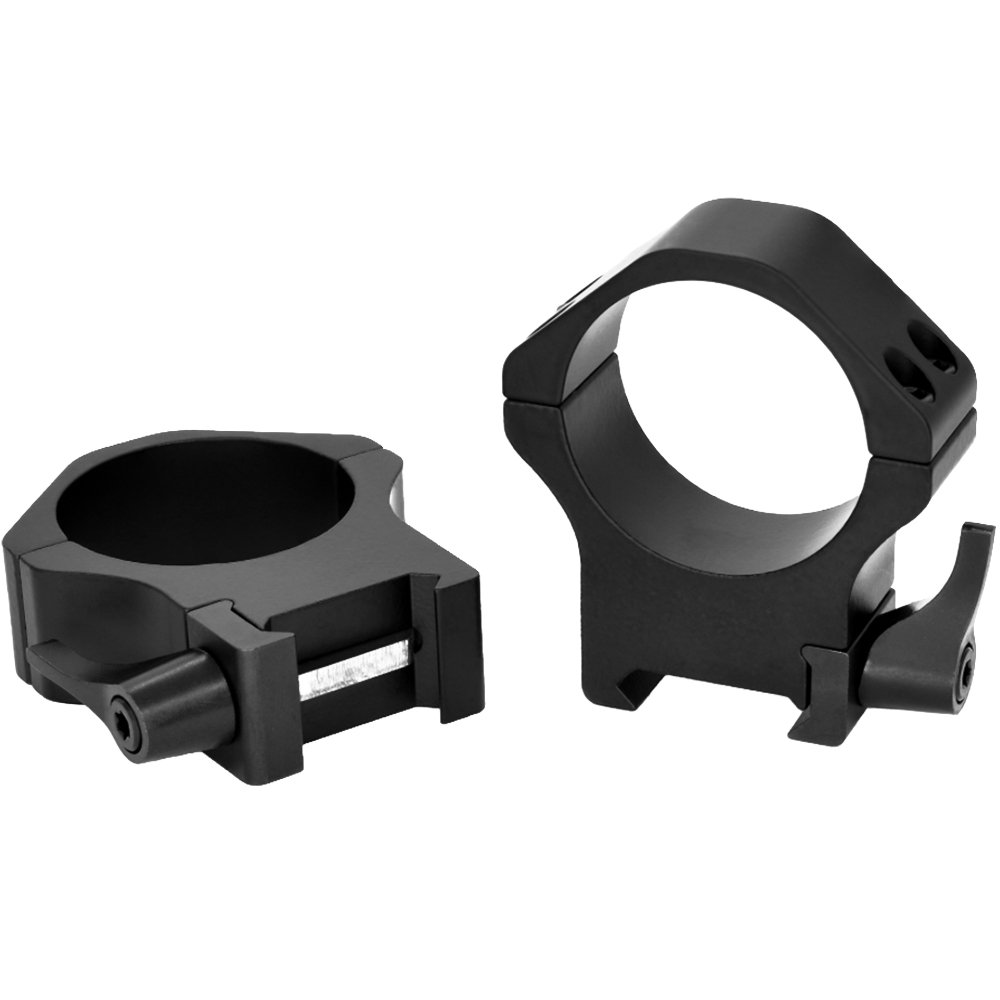 Warne Maxima Horizontal teräskiikarirenkaat, QD, Weaver-kiskoon, 30 mm, korkea 13,3 mm