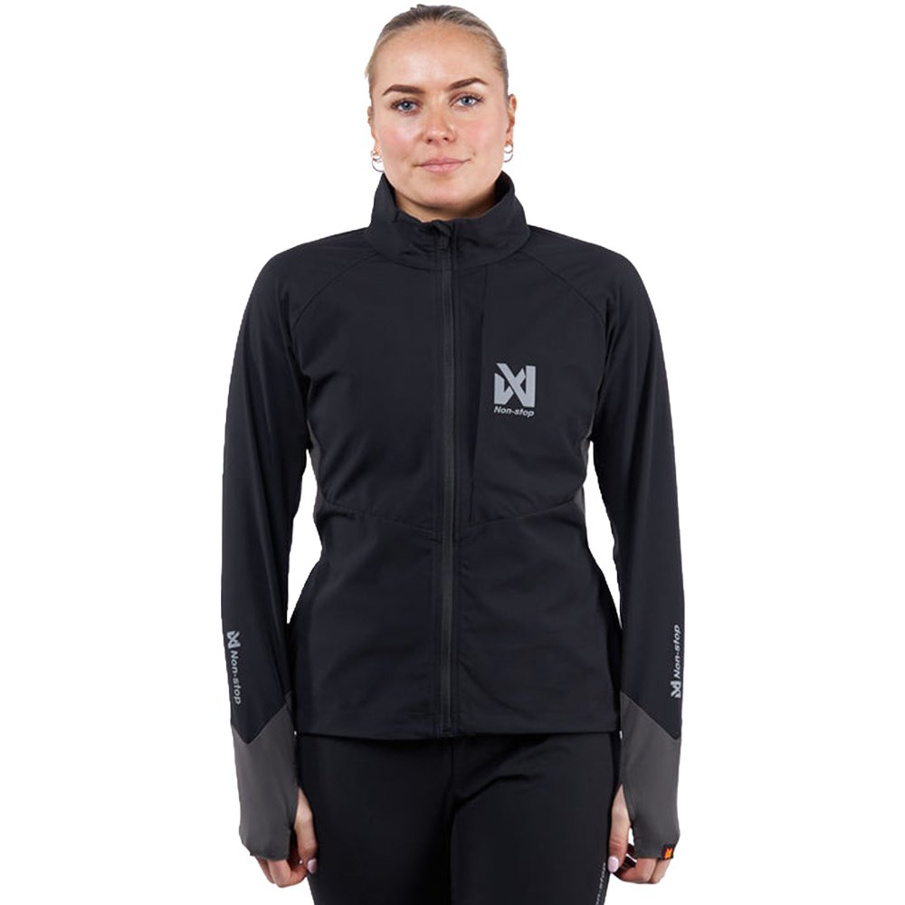 Non-stop dogwear W's Canix Warm-Up Jacket Black/Orange