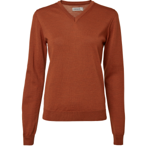 Chevalier Blaise V-Neck Merino Pullover Women Amber