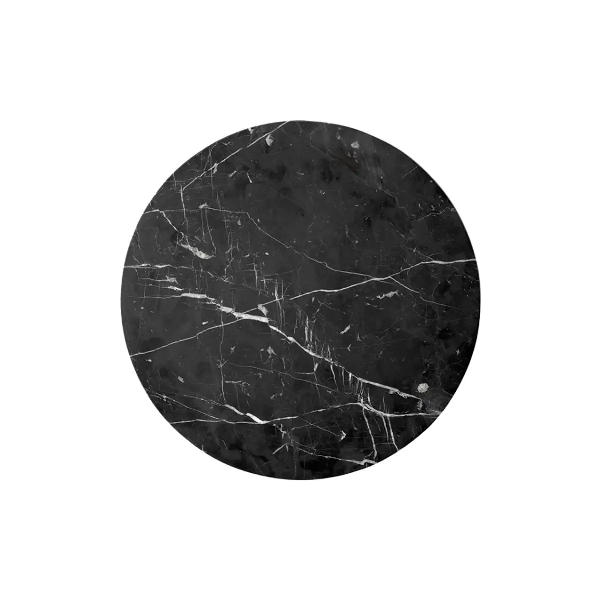 Audo CPH, Androgyne-pöytälevy marmorilla, Nero Marquina - Ø42 cm