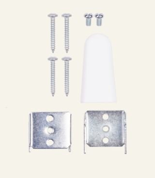 Adjustable verhotanko valkoinen
