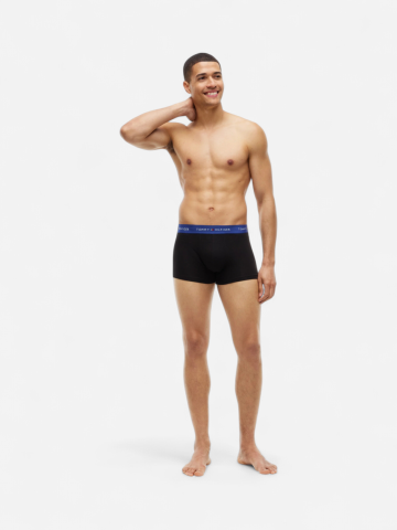 Tommy Hilfiger miesten bokserit 3P Trunk WB, musta