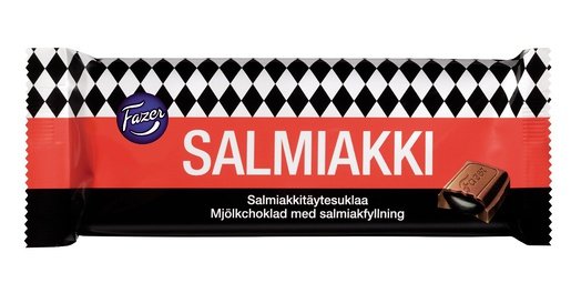 FAZER SUKLAALEVY MAITOSKULAA SALMIAKKI 100G
