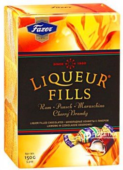 FAZER LIQUEUR FILLS KONVEHTI BOKSI 150G