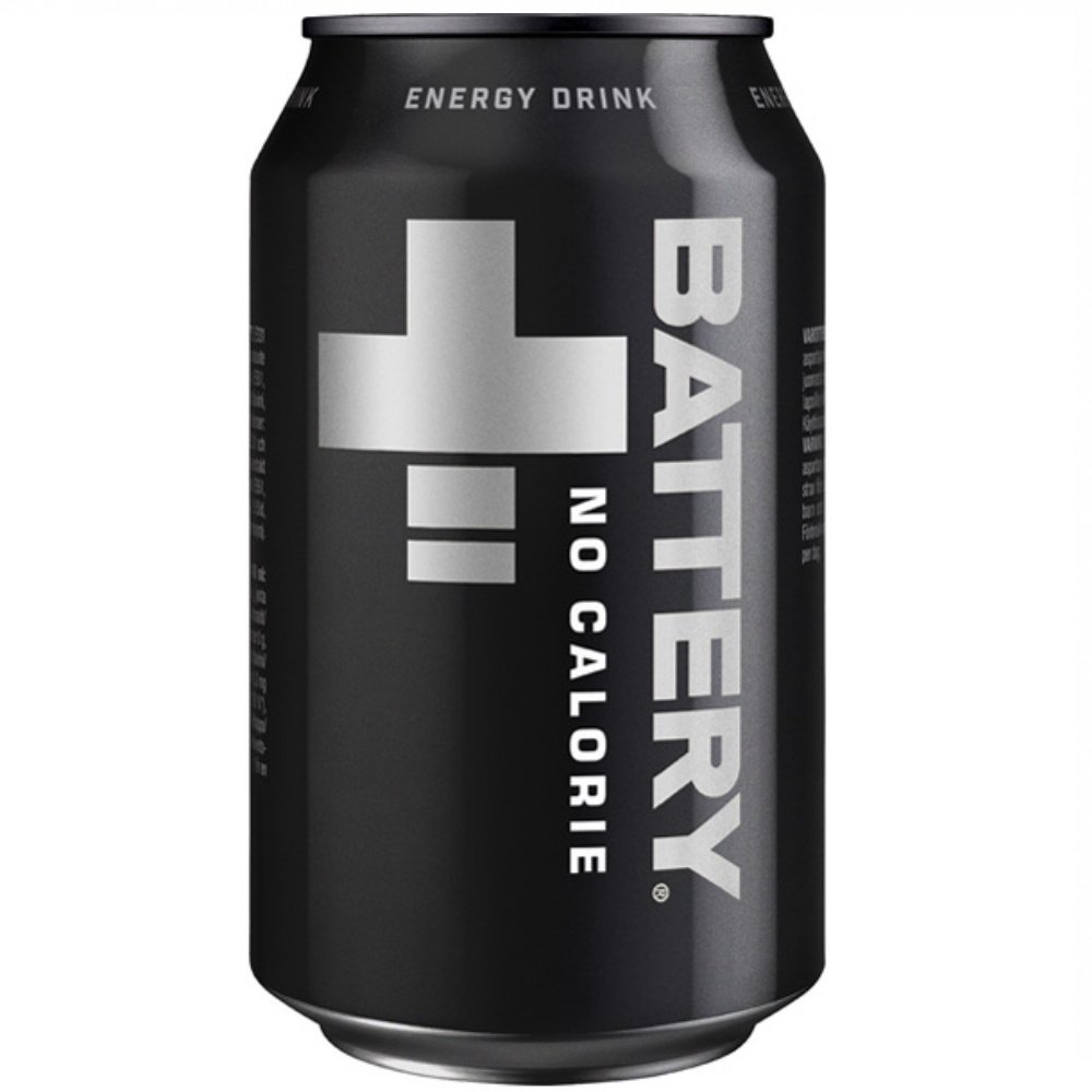 Battery Energiajuoma No Calorie 330ml 24-Pack