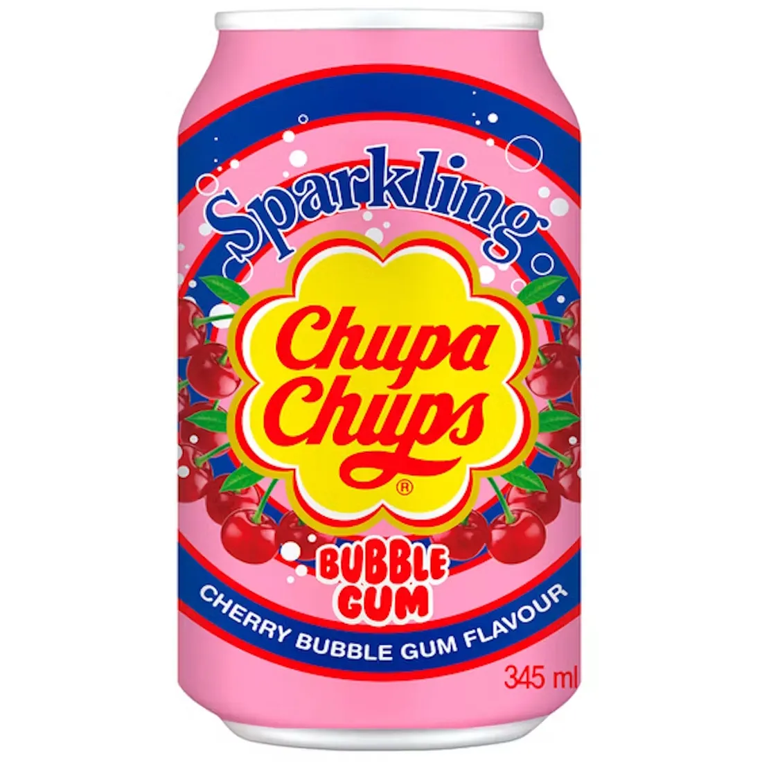 ChupaChups Sparkling Cherry Bubblegum Pantilla 345ml