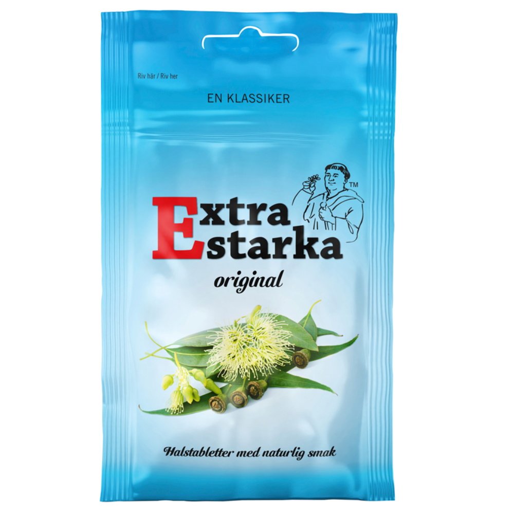 Cloetta Extra Starka Orginal Kurkkupastilli 80g