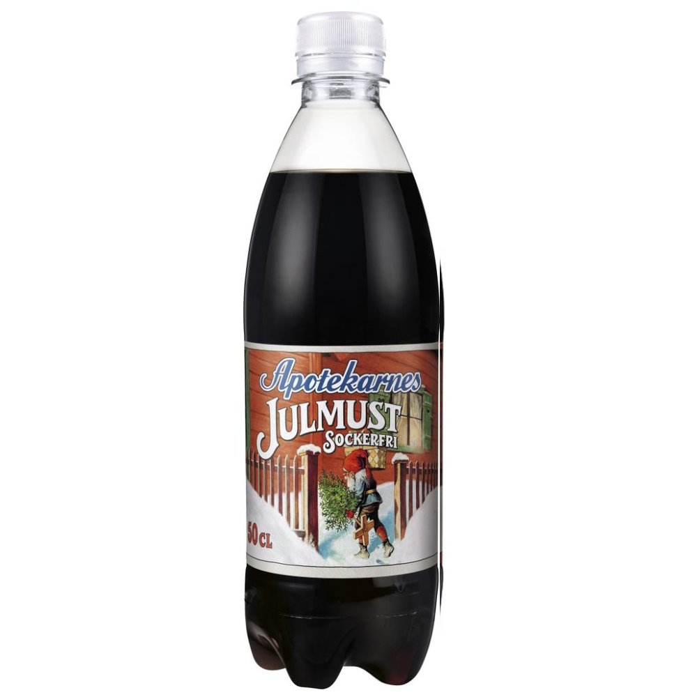 Apotekarnes Julmust Sokeriton 500ml