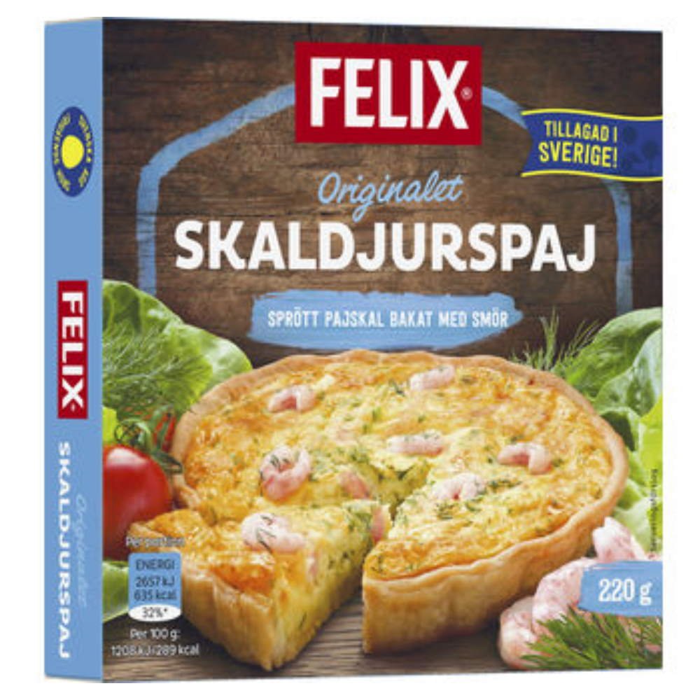 Felix Skaldjurspaj Fryst 220g