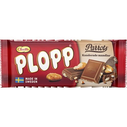 Cloetta Plopp Maitosuklaalevy Parrots 75g