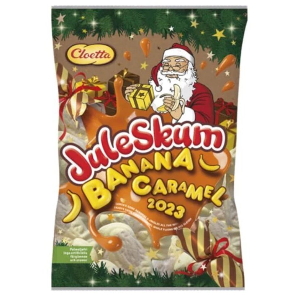Cloetta Juleskum 2023 Banana & Caramel 100g