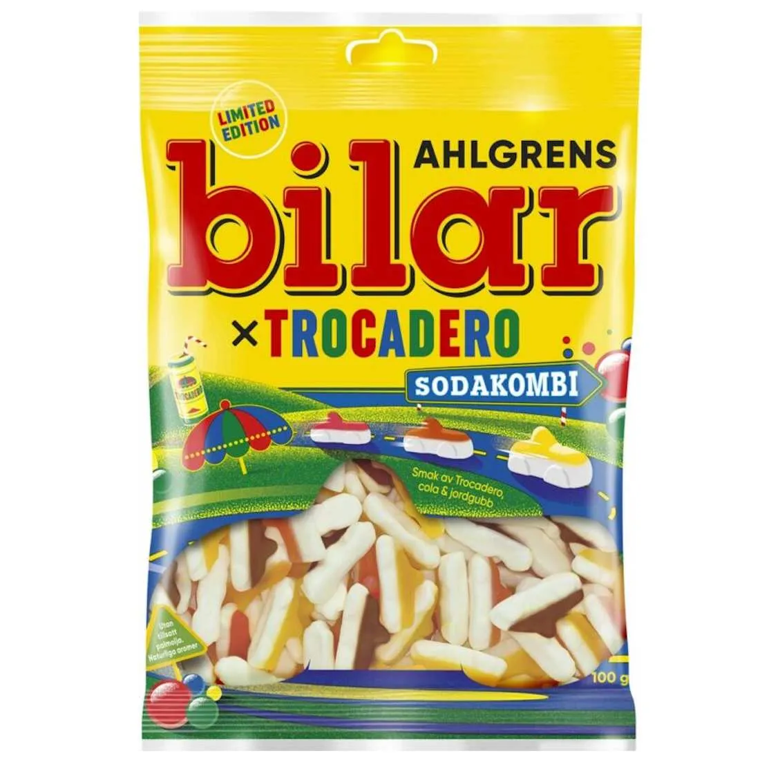Ahlgrens Bilar Trocadero Sodakombi 100g