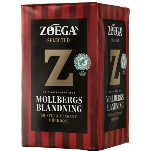 Zoega Mollbergs Blandning Tummapaahto Suodatin Kahvi 450g