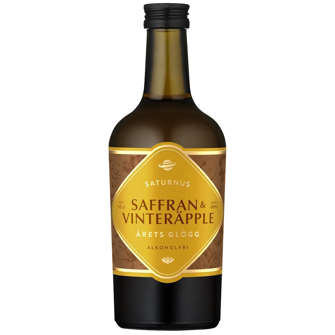 Saturnus Glögg Saffran Vinteräpple 500ml