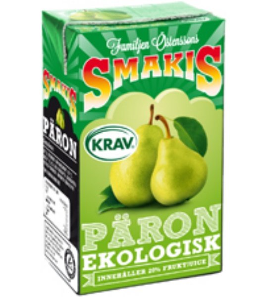 Smakis Päron Pillimehu Luomu 25 Cl