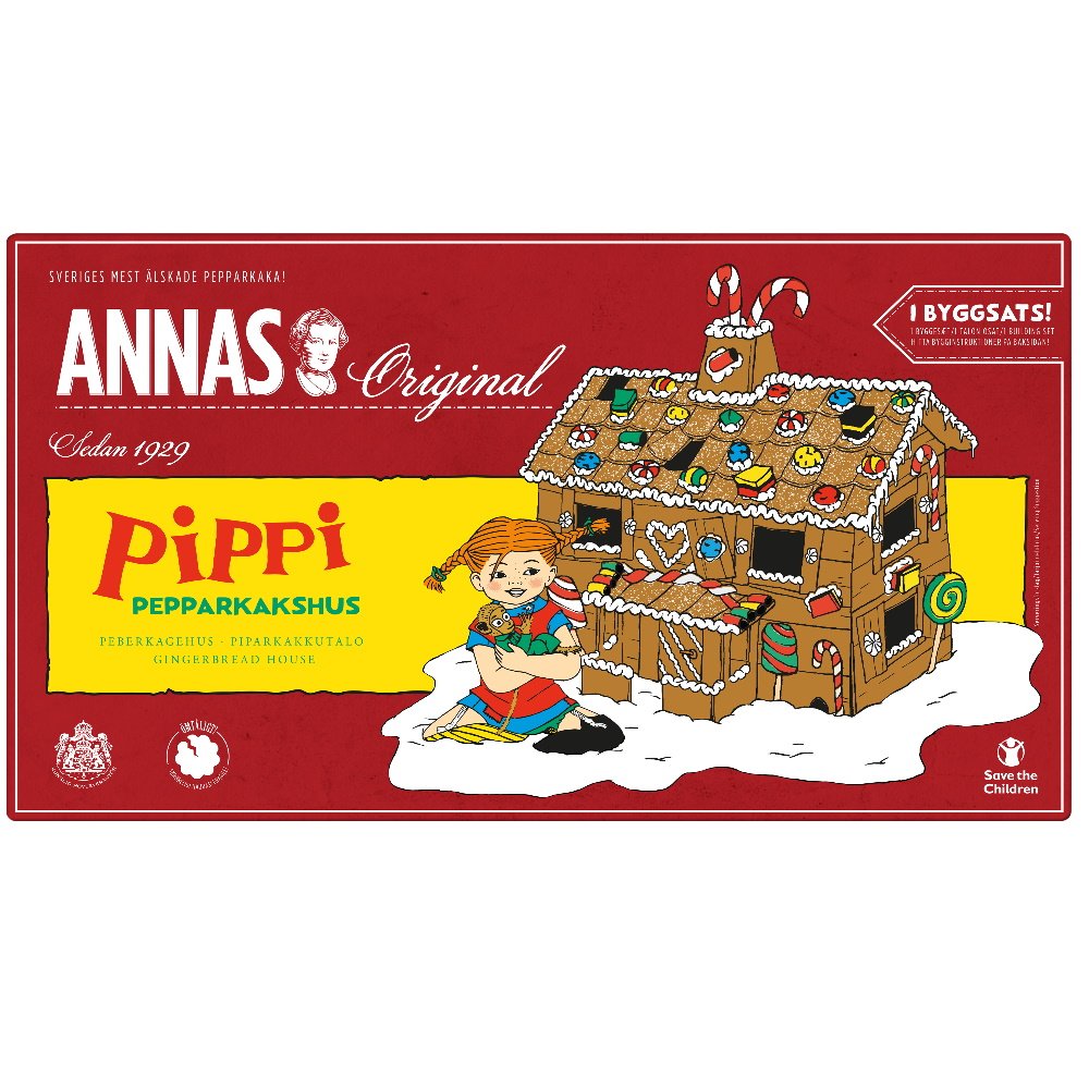 Annas Original Pippi Piparkakkutalo 515g