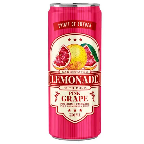 Spirit Of Sweden Lemonade Blod Grape 330ml