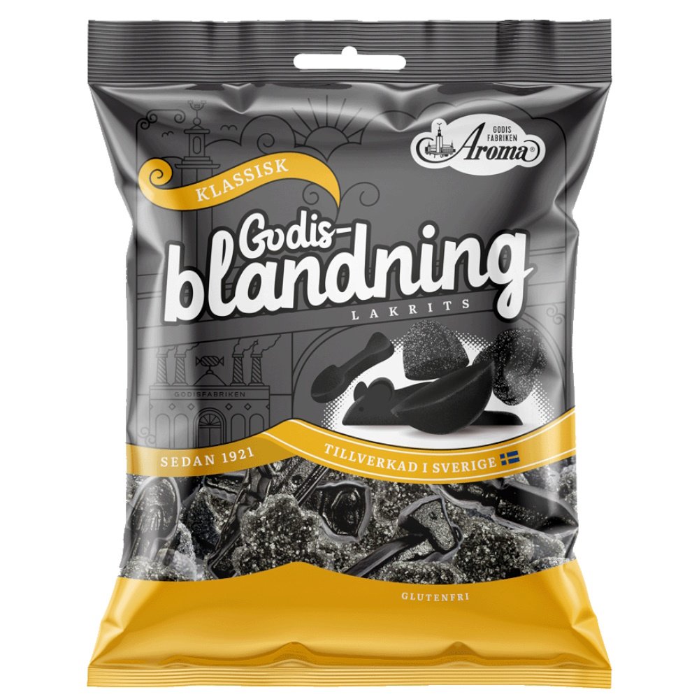 Aroma Godis Blandning Lakrits 260g