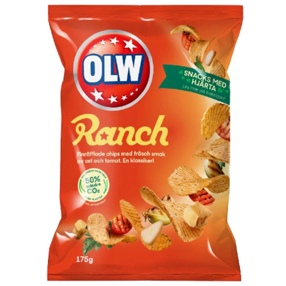 Olw Ranch Perunalastu 175g