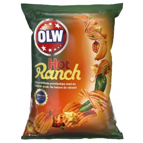 Olw Chips Hot Ranch 175g