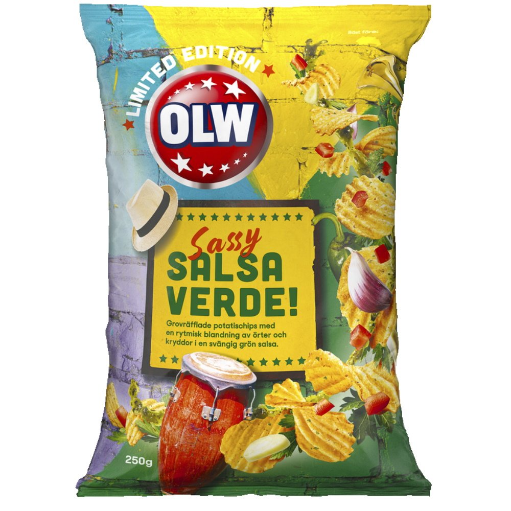 Olw Perunalastu Salsa Verde 250g