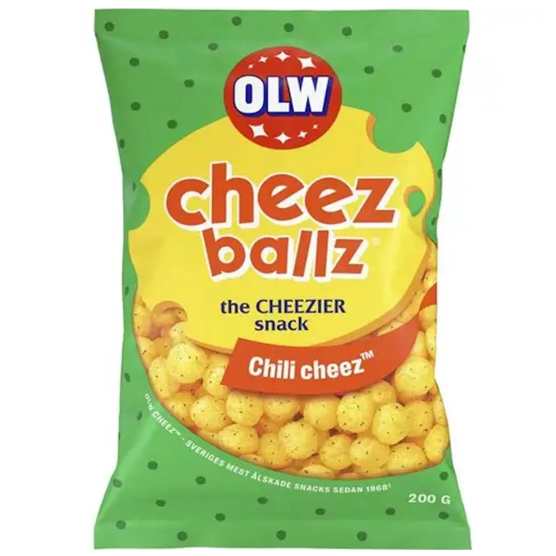 Olw Cheez Balls Chili 200g