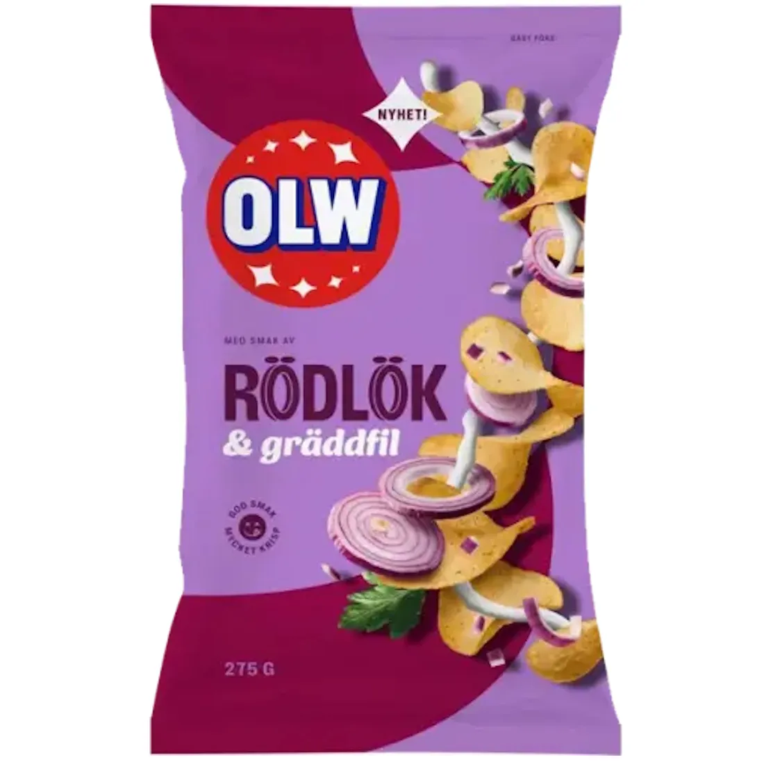 Olw Rödlök & Gräddfil 275g