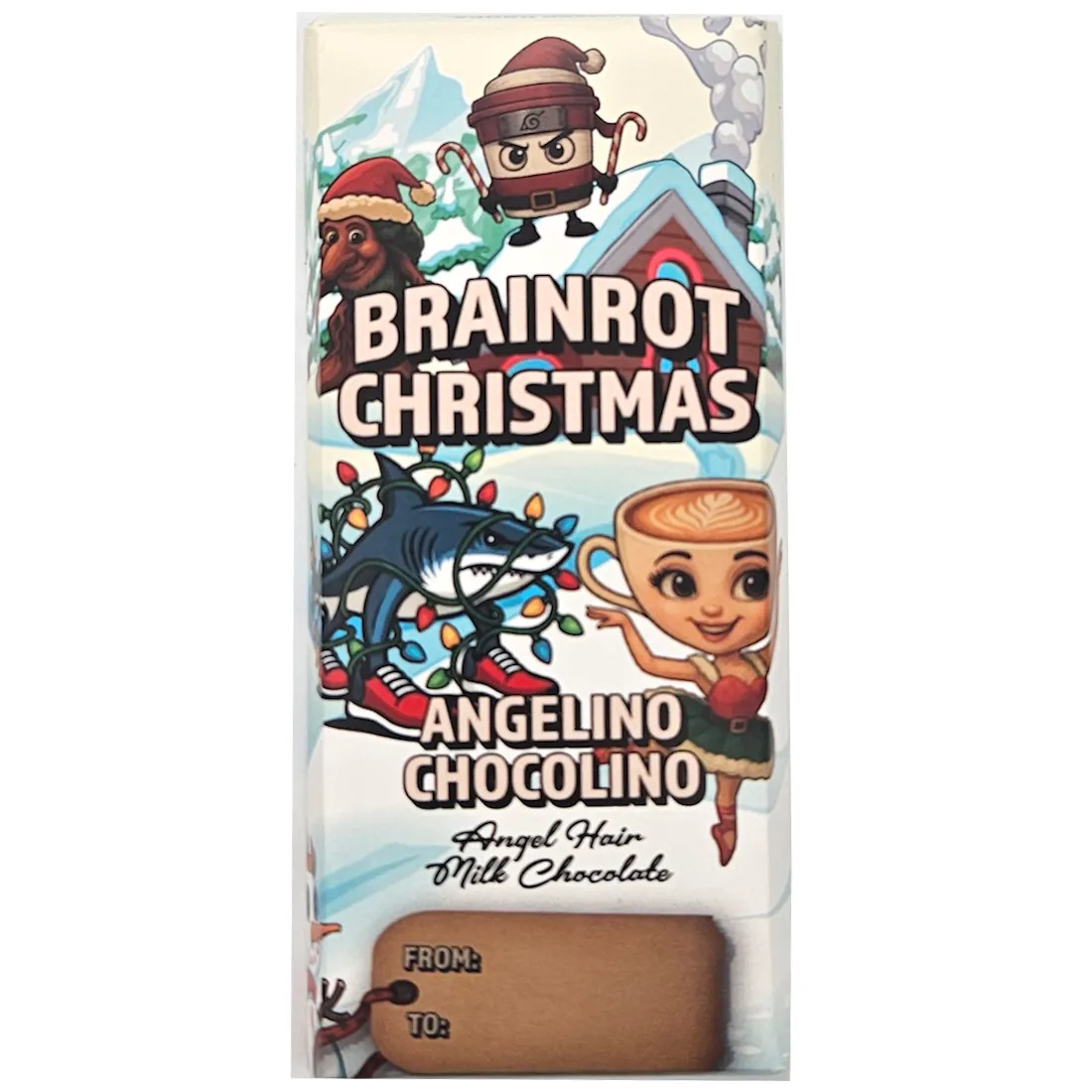 Brainrot Christmas Angelino Chocolino 85g